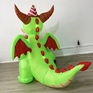 Decoraciones al aire libre inflables 5 pies inflables cumpleaños dinosaurio pastel <span class=keywords><strong>para</strong></span> fiesta de <span class=keywords><strong>feliz</strong></span> cumpleaños - Product Image 5