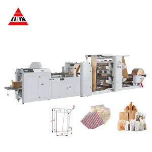 LMD-400 Fully Automatic Kraft High Speed V Bottom 1 Kg Food Paper Bag Packing Manufacturing Machine