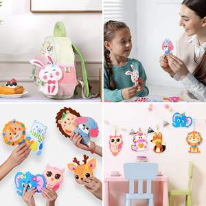 Kit Artigianali Natalizi per Bambini, Set di Cucito con Animali in Peluche Personalizzati, Decorazioni Natalizie del Produttore - Product Image 6