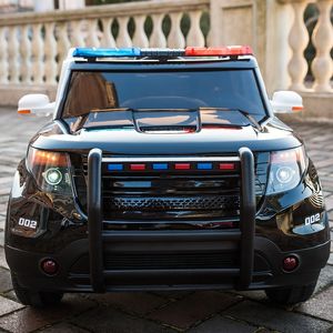 Meilleur Prix Voiture Électrique pour Enfants 12V à Batterie, Modè<span class=keywords><strong>les</strong></span> de SUV de Police Éducatifs d'Extérieur avec Musique et Design Abordable - Product Image 5