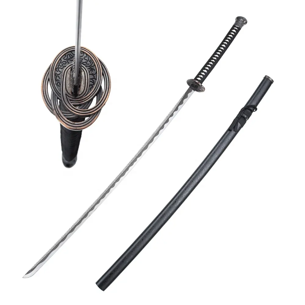 142cm Elden halka silah çoğaltma moonkatana Katana kılıç gerçek japon samuray