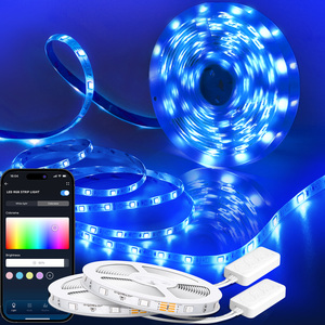 Aigostar แถบไฟ LED อัจฉริยะ10ม. ซิงค์เพลงทำงานร่วมกับ Alexa และ Google Home 5M 2ชุด (อะแดปเตอร์2ตัว) - Product Image 1