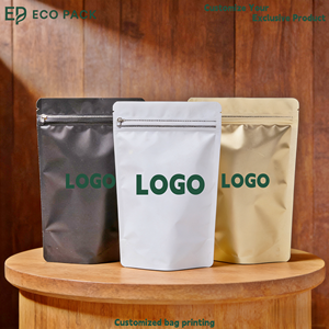 Sac en aluminium sous vide personnalisé ECOPACK pour céréales, céréales diverses, thé, café, aliments, emballage autoportant - Product Image 2