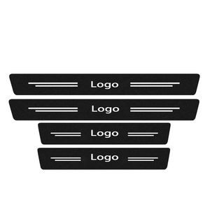 4 pezzi di <span class=keywords><strong>protezione</strong></span> del davanzale per <span class=keywords><strong>auto</strong></span> in fibra di carbonio con Logo personalizzato Anti-graffio in pelle adesivi soglia per la <span class=keywords><strong>protezione</strong></span> della portiera dell'<span class=keywords><strong>auto</strong></span> - Product Image 2