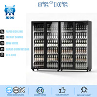 Distributeur de bière vertical pour magasin de proximité, réfrigérateur commercial avec porte en verre