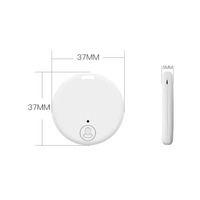 Mini traceur GPS mobile Bluetooth 5.0, dispositif anti-perte rond, dispositif anti-perte pour animaux de compagnie, enfants, sacs, portefeuilles, localisateur intelligent