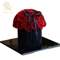2026 Nieuwe Stijl Valentijnsdag Moederdag Afstudeercadeau Ge conserveerde Rozen Koepeldoos Eeuwige Bloem Transparant Acryl LED