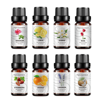 Aceite Esencial de Lavanda 100% Puro y Natural, 8 Aromas, 10 ml, Precio al por Mayor, Suministro del Fabricante, OEM, Navidad