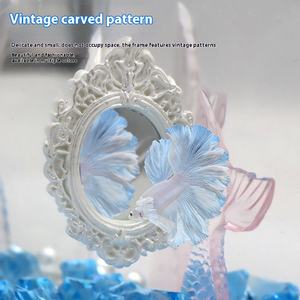 Jeneca Best Verkochte Retro-Stijl Glazen Spiegel Douyu Trainingsspiegel Drijvend <span class=keywords><strong>Aquarium</strong></span> Landschap Voor Buiten Desktop <span class=keywords><strong>Aquarium</strong></span> - Product Image 3