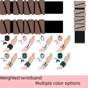 Kit de Pesas CZFIT para Gimnasio, Fitness, Yoga y Pilates, Pesas Ajustables para Tobillos y Muñecas en Forma de Triángulo para Mujeres - Product Image 1