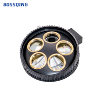 BOSSQING Convertisseur de champ clair/obscur (DIC) à 5 trous (M26x1/36) Interface en cuivre 0,001 mm Pièces et accessoires d'instruments