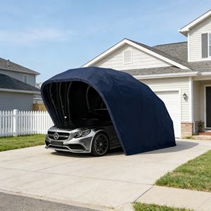 Cubierta Plegable Eficiente para Automóvil, <span class=keywords><strong>Toldo</strong></span> para Automóvil con Protección Solar para Refugio de Automóvil al Aire Libre - Product Image 1