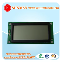 Modul Layar LCD 7 Segmen Reflektif Positif 4 Digit Tinggi Karakter 18mm SMS0408