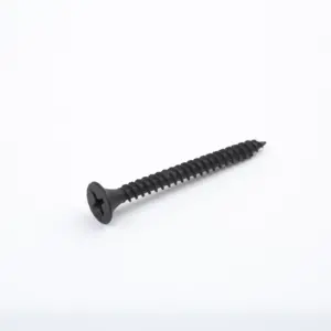 Gypsum Board Screws Carbon Steel C1022A Black/Gray Phosphate Bugle Head Phillips #6 #8 #10 Drywall Screws