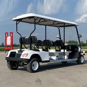 Voiturette de golf 4 + 2 sièges pour adultes du fabricant Voiturette à 4 roues Street Legal Panneau de commande à grand écran pour carburant électrique - Product Image 6