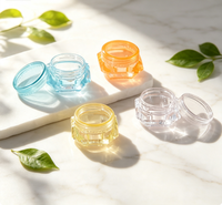 Vente en gros de mini pots ronds vides de 5 g, multicolores, pour poudre/fard à paupières/recharge, emballage cosmétique