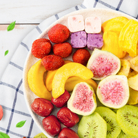 Gemengde fruitchips mango vijg aardbei vers gedroogd zoet tussendoortje gevriesdroogd voedzaam groen fruit zonder kleurstoffen bulk