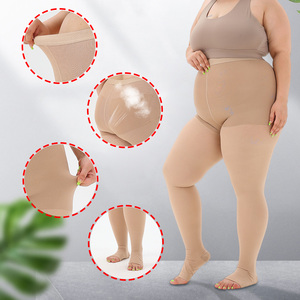 <span class=keywords><strong>Medias</strong></span> de compresión médicas graduadas de cintura alta para mujer, opacas, 20-30 mmHg, para uso hospitalario y <span class=keywords><strong>varices</strong></span> - Product Image 5