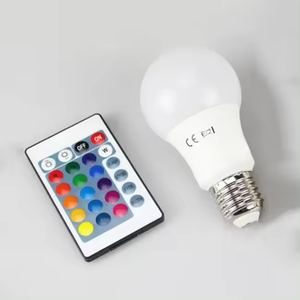 Điều khiển từ xa A19 A60 <span class=keywords><strong>Led</strong></span> RGB bóng đèn 3W 5W 10W nhiều màu thay đổi E27 B22 bóng đèn thông minh, <span class=keywords><strong>LED</strong></span>-từ xa - Product Image 5