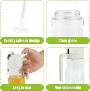 Vente en gros - Meilleure vente : Pulvérisateur d'huile 16oz/470ml pour la cuisson, Bouteille d'huile, Ustensiles de cuisine, Friteuse à air, Salade, Barbecue - Product Image 4