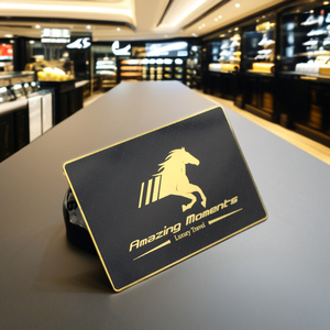 Tarjeta de Control de Acceso Empresarial Personalizada, Tarjeta de Identificación VIP de Acero Cepillado, Chip T5577, NFC RFID 134.2KHz 860-960MHz - Product Image 5