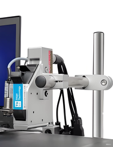 Système <span class=keywords><strong>d</strong></span>'impression <span class=keywords><strong>d</strong></span>'étiquettes à jet <span class=keywords><strong>d</strong></span>'<span class=keywords><strong>encre</strong></span> portable en ligne avec écran tactile de 4,3 pouces et bande transporteuse pour le codage continu de la date/lot et du code-barres - Product Image 3