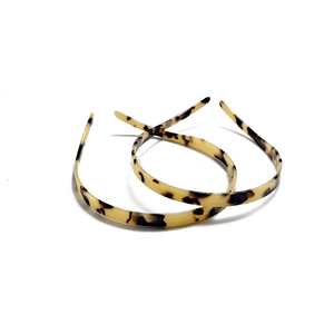 YIYI Ventes directes d'usine personnalisées <span class=keywords><strong>pas</strong></span> <span class=keywords><strong>cher</strong></span> bandeau en acétate d'écaille de tortue simple tempérament bandeau pour femmes en gros - Product Image 4