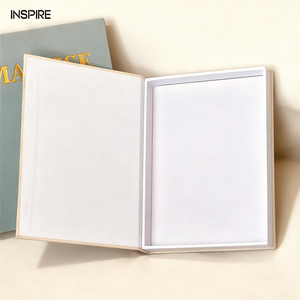Livres décoratifs en carton en gros pour la décoration intérieure, design <span class=keywords><strong>personnalisé</strong></span>, boîte à livres factice à couverture rigide ouvrable, estampage doré pour la décoration - Product Image 2