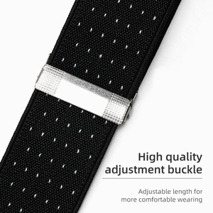 <span class=keywords><strong>Bretelle</strong></span> a Y per Pantaloni con Bottoni in Pelle, Clip <span class=keywords><strong>Nere</strong></span> per Jeans da <span class=keywords><strong>Uomo</strong></span> - Product Image 4