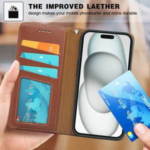 Custodia per telefono cellulare con supporto magnetico Rfid per Oppo Reno 8T 7A 6 5 Pro A93 custodia per portafoglio in pelle borsa da <span class=keywords><strong>donna</strong></span> - Product Image 5