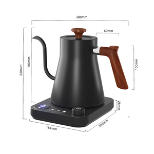 110V 220V 1200W 1L Stainless Steel Gooseneck <b>Kettle</b> <b>Temperature</b> <b>Control</b> With Auto Shut-off, Keep Warm for 1-24h <b>Kettle</b> - Product Image 4