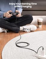 UGREEN Cable Mini USB 2,0 Tipo a Cable Mini B Cable de carga trenzado de nailon