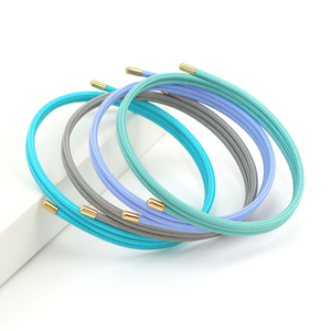 <span class=keywords><strong>Bracelet</strong></span> <span class=keywords><strong>magnétique</strong></span> en corde de nylon colorée 25cm 51cm 58cm, collier multi-couches, <span class=keywords><strong>bracelet</strong></span> de poignet à trois cercles, <span class=keywords><strong>bracelet</strong></span> DIY - Product Image 3