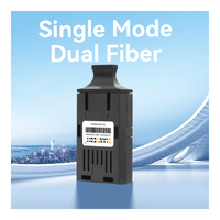 GIANTECH 1X9 Fiber Optic Transceiver 622M 3.3V 1310nm 20KM SC Industrial Grade Single Mode Dual-Fiber PECL 1 Year Warranty Data