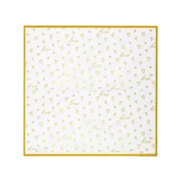 Papier d'emballage en forme de cœur pour les amoureux du papier Ouya à bordure dorée, papier d'emballage pour fleurs, bricolage, fait main, imperméable, vente en gros