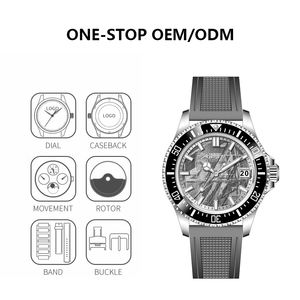 Orologio Subacqueo Automatico Meccanico da <span class=keywords><strong>Uomo</strong></span> OEM Originale di Lusso con Design Personalizzato, Impermeabile 10 Bar - Product Image 4