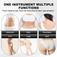 Professionelles G5 Vibrations-Körpermassagegerät Handgerät mit 5 Köpfen Cellulite-Entfernung Gewichtsreduktion Schlankheitsmaschine für den Heimgebrauch Fuß- und Hautpflege