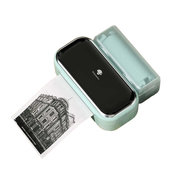 Portable Thermal Printer M03 Wireless Mini Pocket Mobile Photo Printer Inkless Sticker Maker for Student Study Scrapbook Journal