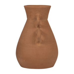 Vaso in terracotta con manici per l'arredamento del soggiorno, vaso per fiori in stile boho per la casa, la camera da letto e l'ufficio. - Product Image 3