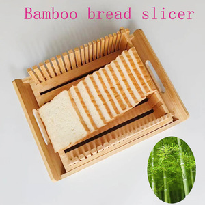 Trancheuse à pain en bambou 38x28x6.5x13.5cm, moule à pain pliable pour la maison, fournitures de pâtisserie - Product Image 5