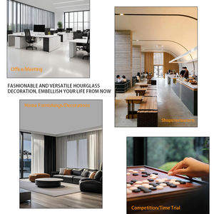 3min 4min 5min Temporizador de té de metal Reloj de arena perfecto para cocinar de regreso a la escuela y otros momentos Minutos Temporizador de arena - Product Image 4