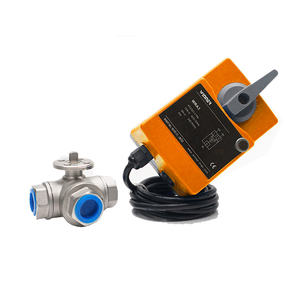 זוכה 24VAC/DC 0-10V/4-20mA ויסות שליטה 3 דרך SS שסתומים DN15 DN20 DN25 נירוסטה פלדת NPT/BSP ממונע בקרת שסתום - Product Image 3