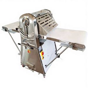 Machine automatique à aplatir <span class=keywords><strong>la</strong></span> pâte à croissants et à pizza, rouleau électrique pour presser <span class=keywords><strong>la</strong></span> pâte à pain, pour <span class=keywords><strong>pâtisserie</strong></span> croustillante avec convoyeur - Product Image 5