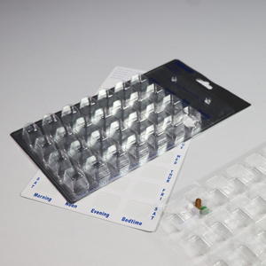 使い捨てプラスチック医療トレイ1つの2つ<span class=keywords><strong>3</strong></span>つ折りピルブリスターカードカプセル用包装 - Product Image 3