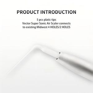 Manipolo Attivatore per Ablatore Dentale Elettrico/a Turbina, Irrigazione e Scaling Parodontale, 5 Punte, Pulitore Dentale 2/4 Fori FKDA - Product Image 3
