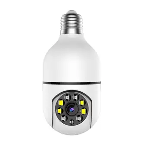 Tuya Smart Life Kamera Dual Light Vollfarb Nachtsicht E26 E27 TUYA 5MP WIFI PTZ Glühbirnen kamera 4MP 2MP