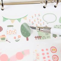 Autocollants réutilisables pour le rangement, pour les amateurs de clip art, personnalisés, de style mode, pour journaux élégants et livres d'autocollants divertissants