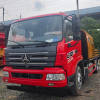 Pompe à béton mini Sany diesel d'occasion 265 CV 10/23 MPa 2021 Euro V faible kilométrage performance stable