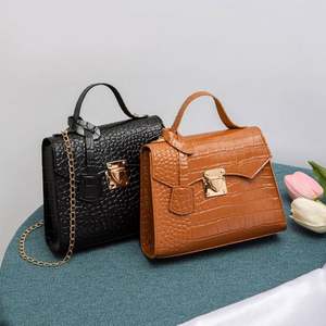 Bolso de mano de moda I-0404, bolso bandolera con estampado de cocodrilo, bolso cruzado para mujer - Product Image 2