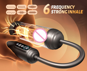 Bomba de Pene Eléctrica Inteligente, Recargable por USB, con Succión Automática, Suave, Impermeable, Tamaño L, con Manual - Product Image 5